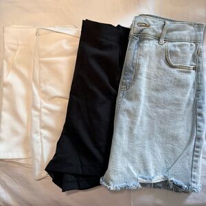 Bundle of shorts and skirts